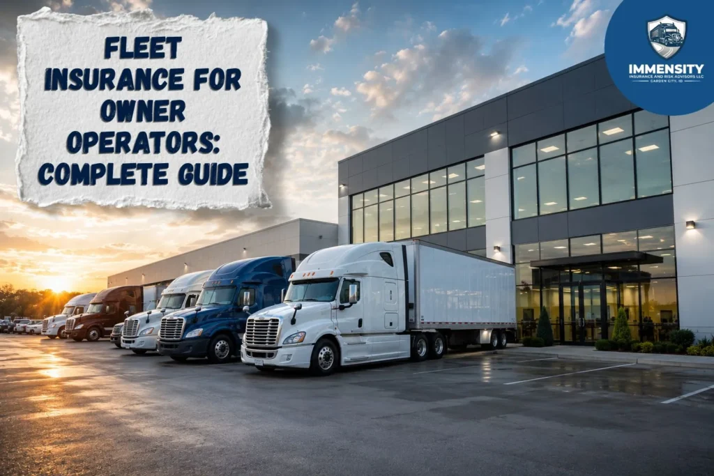 Fleet Insurance for Owner Operators